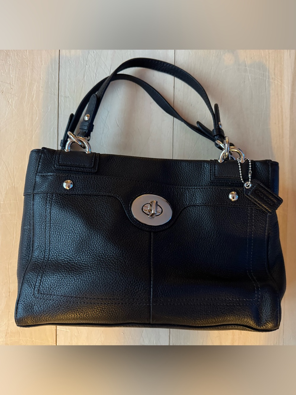 NEW Coach Penelope Pebble Leather Carry All Shoulder Bag